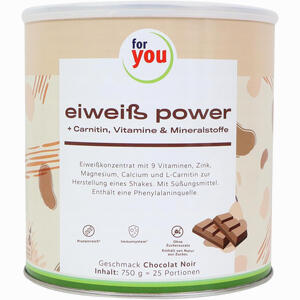 For You Eiweiß Power Schoko Pulver  750 g - ab 39,40 €