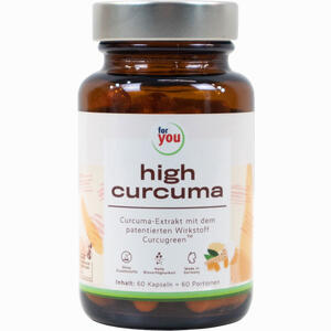 For You High Curcuma Kapseln 60 Stück - ab 23,37 €