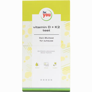For You Vitamin D3 & K2 Test - Bluttest für Zuhaus 1 Stück - ab 32,99 &euro;