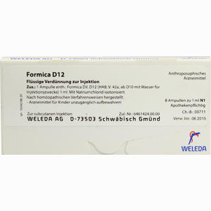 Formica D12 Ampullen 8 x 1 ml - ab 26,86 €