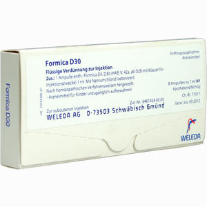 Formica D30 Ampullen 8 x 1 ml - ab 23,09 €