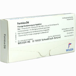 Formica D6 Ampullen 8 x 1 ml - ab 24,28 €