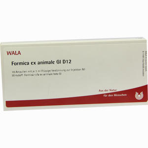 Formica Ex Animale Gl D12 Ampullen 10 x 1 ml - ab 0,00 €