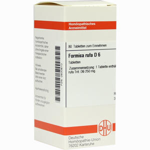 Formica Rufa D6 Tabletten 80 Stück - ab 10,35 €