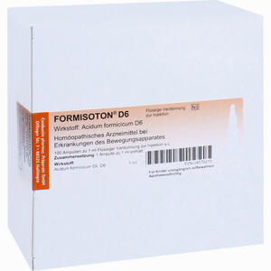 Formisoton D6 Ampullen 10 x 10 x 1 ml - ab 79,10 €