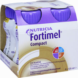 Fortimel Compact 2.4 Cappuccinogeschmack Fluid 4 x 125 ml - ab 15,87 €
