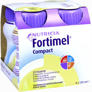 Fortimel Compact 2.4 Vanillegeschmack Fluid 4 x 125 ml - ab 15,26 €