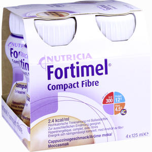 Fortimel Compact Fibre Cappuccino Fluid 4 x 125 ml - ab 14,85 €