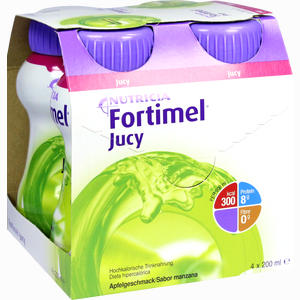 Fortimel Jucy Apfelgeschmack Fluid 4 x 200 ml - ab 0,00 €