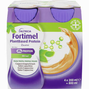 Fortimel Plantbased Protein 2 Kcal Cappuccino 4 x 200 ml - ab 18,35 &euro;