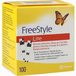 Freestyle Lite Teststreifen Ohne Codieren  Abbott GmbH 100 Stück - ab 42,90 €