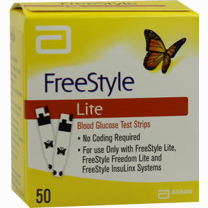 Freestyle Lite Teststreifen Ohne Codieren EurimPharm Arzneimittel GmbH 50 Stück - ab 0,00 &euro;