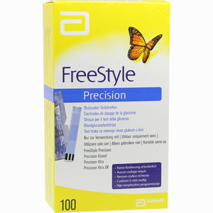 Freestyle Precision Blutzucker- Teststr. O.codieren Teststreifen 100 Stück - ab 52,98 €