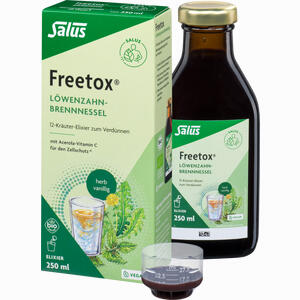 Freetox Löwenzahn- Brennnessel 12- Kräuter- Elixier Bio  250 ml - ab 0,00 &euro;