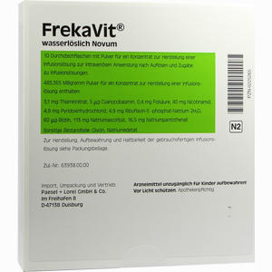 Frekavit Wasserlöslich Novum Durchstechflaschen 10 x 10 ml - ab 129,74 &euro;