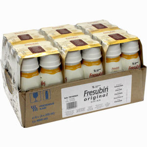 Fresubin Original Drink Schokolade Trinkflasche Lösung 6 x 4 x 200 ml - ab 0,00 &euro;
