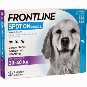 Frontline Spot On Hund L Vet. Lösung  6 Stück - ab 37,16 €