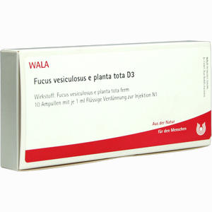 Fucus Vesicu E Pl Tota D3 Ampullen 10 x 1 ml - ab 0,00 €