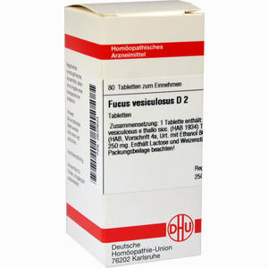 Fucus Vesicul D2 Tabletten 80 Stück - ab 8,99 €