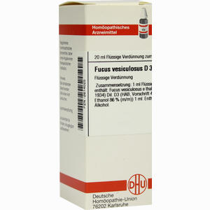 Fucus Vesicul D3 Dilution 20 ml - ab 11,56 €