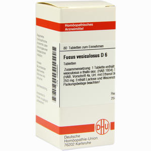 Fucus Vesicul D6 Tabletten 80 Stück - ab 9,28 €