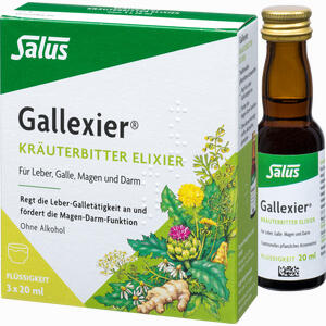 Gallexier Kräuterbitter Elixier Salus Flüssigkeit 3 x 20 ml - ab 3,22 €