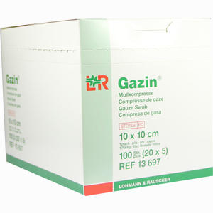 Gazin Steril 10x10cm 12f 20 Stück - ab 19,99 €