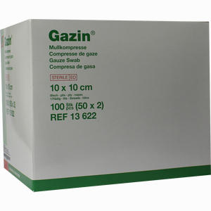 Gazin Steril 10x10cm 8f 50 Stück - ab 7,95 &euro;