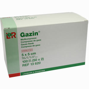 Gazin Steril 5x5cm 8f 50 Stück - ab 7,91 €