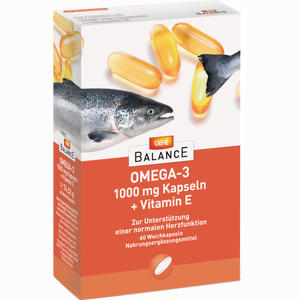 Gehe Balance Omega- 3 Kapseln + Vitamin E  60 Stück - ab 0,00 &euro;