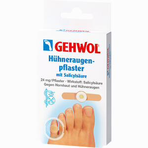 Gehwol Hühneraugenpflaster mit Salicylsäure  6 Stück - ab 2,48 €