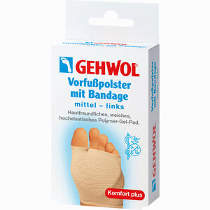 Gehwol Vorfußpolster mit Bandage Links Mittel 1 Stück - ab 7,89 €