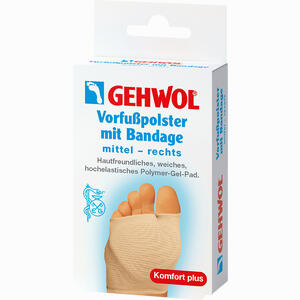 Gehwol Vorfußpolster mit Bandage Rechts Mittel 1 Stück - ab 7,47 €