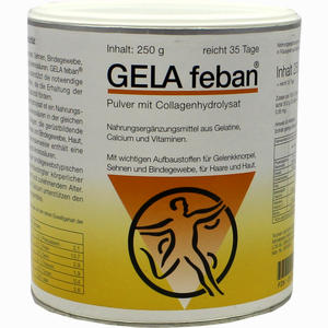 Gela Feban mit Gelantinehydrolysat Plus Pulver 250 g - ab 10,27 €