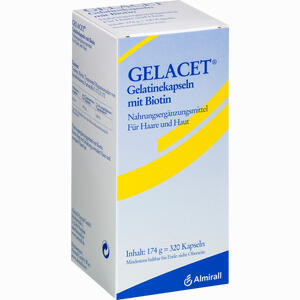 Gelacet Gelatinekapseln mit Biotin  320 Stück - ab 22,25 €