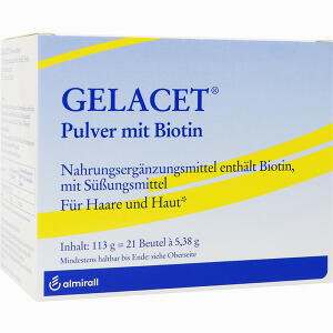 Gelacet Pulver mit Biotin im Beutel 21 Stück - ab 14,80 &euro;