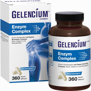 Gelencium Enzym Complex Hochdosiert mit Bromelain 360 Stück - ab 76,75 €