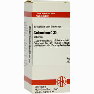 Gelsemium C30 Tabletten 80 Stück - ab 0,00 &euro;