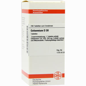 Gelsemium D30 Tabletten 200 Stück - ab 0,00 &euro;