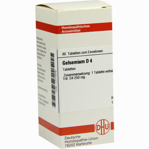 Gelsemium D4 Tabletten 80 Stück - ab 7,80 €