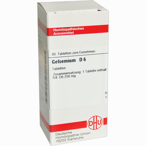 Gelsemium D6 Tabletten 80 Stück - ab 7,80 €
