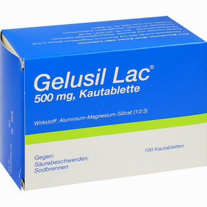 Gelusil Lac 500mg Kautabletten  100 Stück - ab 19,66 €