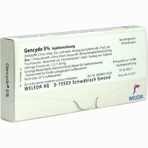 Gencydo 5% Ampullen 8 Stück - ab 23,15 €