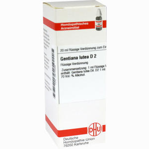 Gentiana Lutea D2 Dilution 20 ml - ab 8,72 &euro;