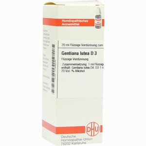Gentiana Lutea D3 Dilution 20 ml - ab 11,56 €