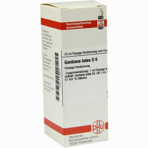 Gentiana Lutea D6 Dilution 20 ml - ab 10,79 €