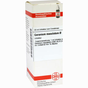 Geranium Macul Urtinktur Dilution 20 ml - ab 0,00 €