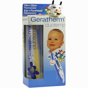 Geratherm Ohr- Stirn- Thermometer Duotemp Gelb 1 Stück - ab 0,00 &euro;