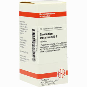 Germanium Met D6 Tabletten 80 Stück - ab 8,79 €