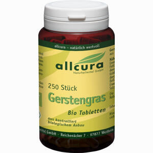 Gerstengras Tabletten Bio  250 Stück - ab 7,01 €